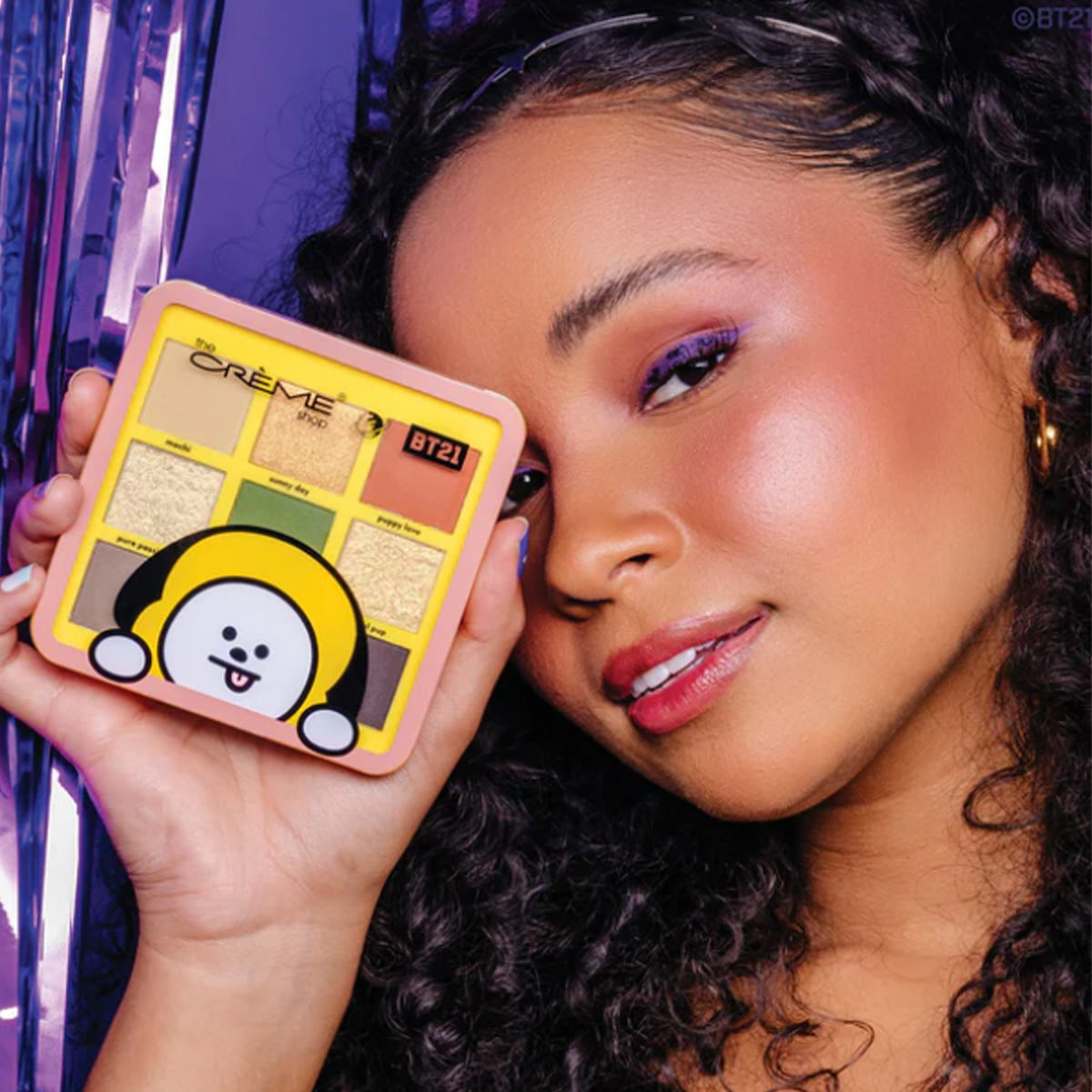 Set De Sombras Ojos Bt21 Acabado Polvo Maquillaje The Créme