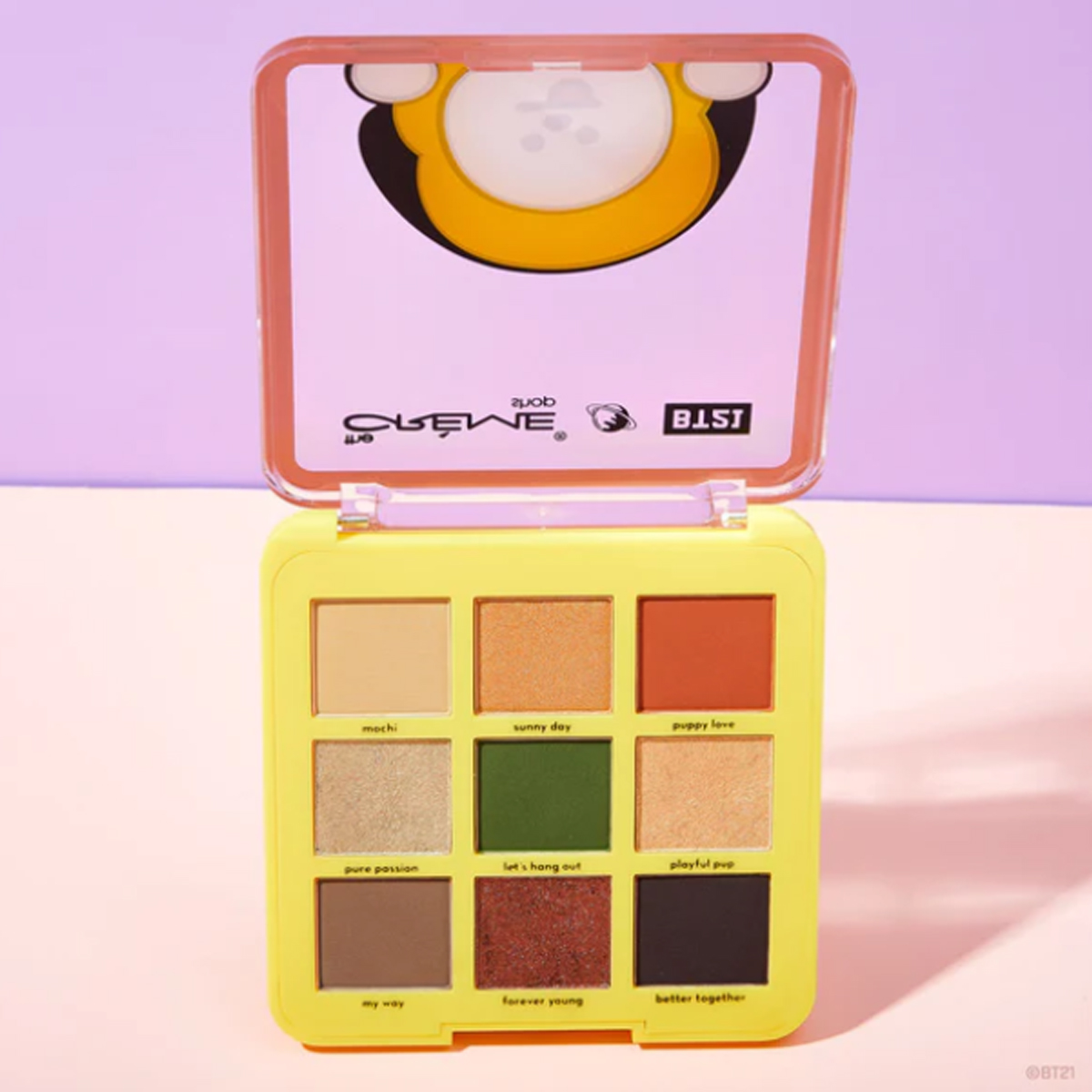 Set De Sombras Ojos Bt21 Acabado Polvo Maquillaje The Créme