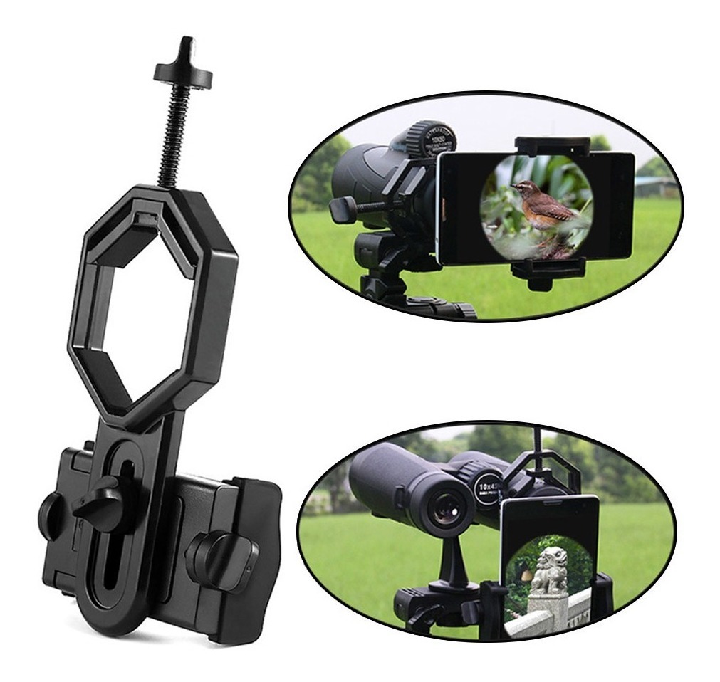 Montura/soporte De Celular para binocular Telescopio o Microscopio