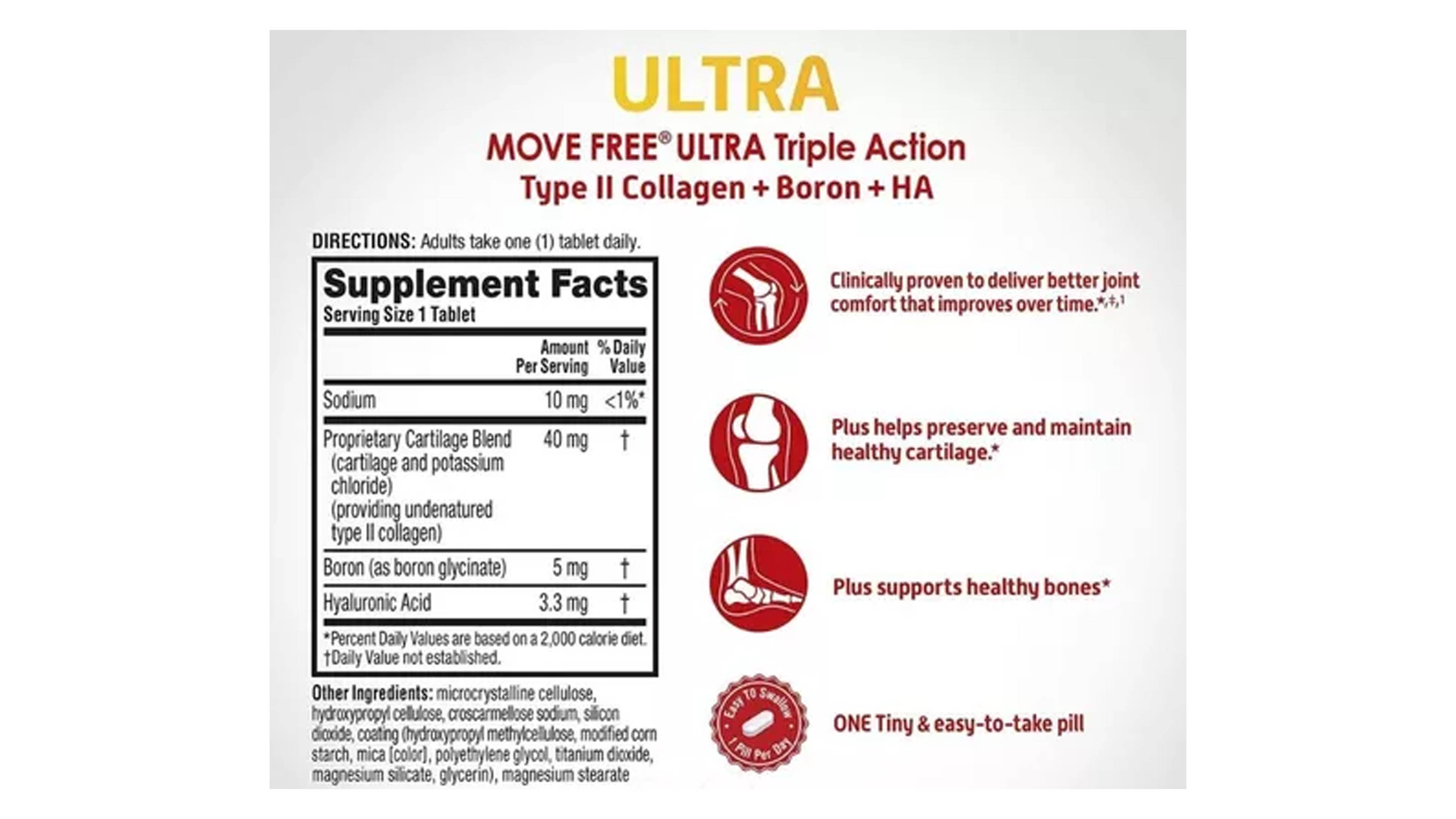 Move Free Ultra X3 Schiff Articulaciones Saludables 75 Capsulas Schiff