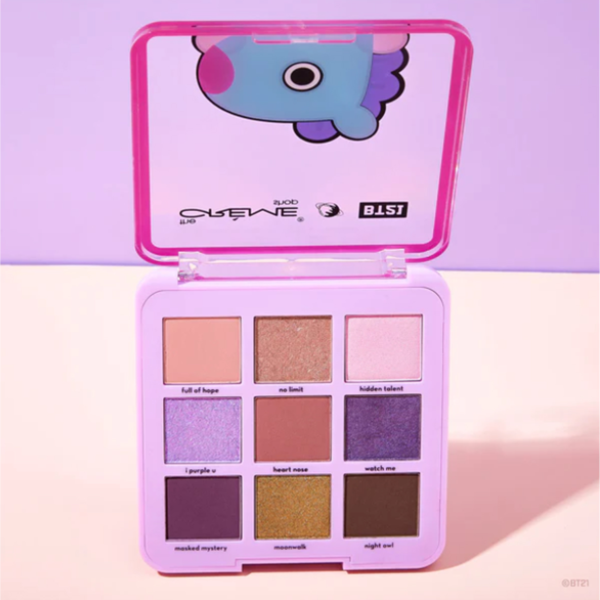 Set De Sombras Ojos Bt21 Mang Acabado Polvo Maquillaje The Créme