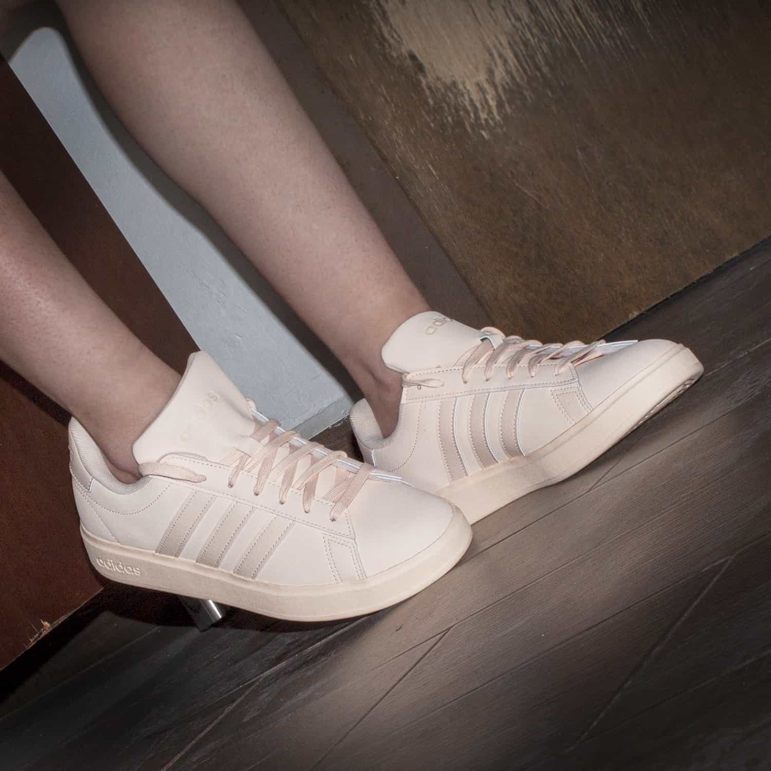 Tenis Adidas Grand Court 2.0 - FZ6446 - Rosa - Mujer 