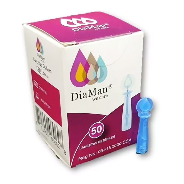 Lancetas Diaman (50 Piezas)