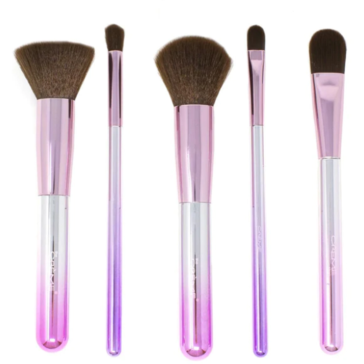Set Brochas Para Maquillaje Profesional 5 Piezas 