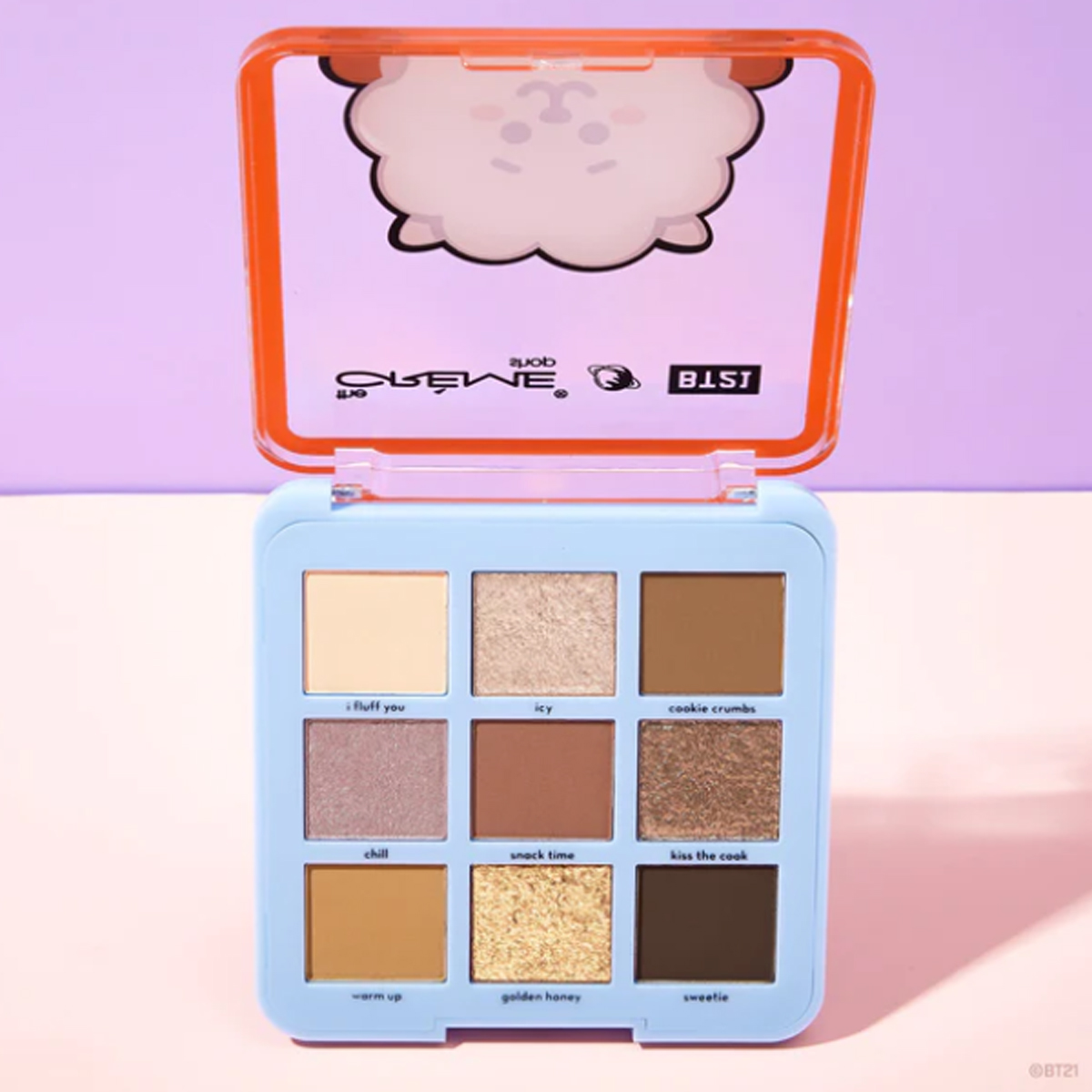 Paleta de sombras de ojos BT21 9 tonos RJ