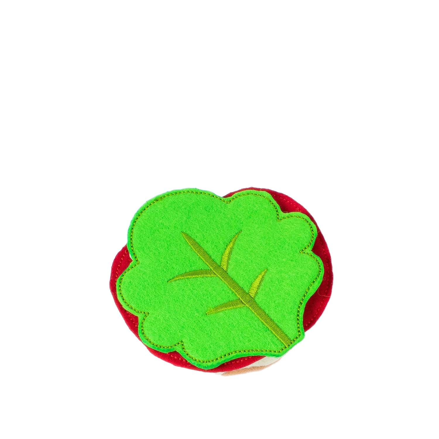 Juguete Didáctico Hamburguesa Con Ingredientes De Fieltro.