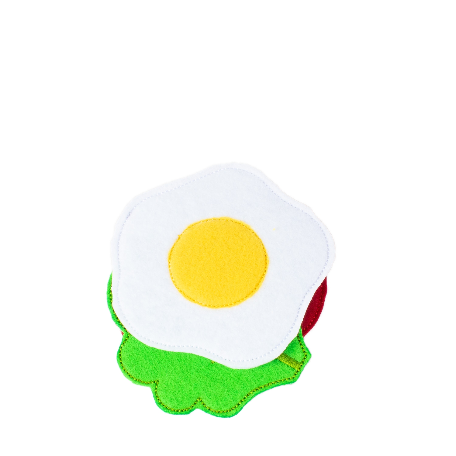 Juguete Didáctico Hamburguesa Con Ingredientes De Fieltro.