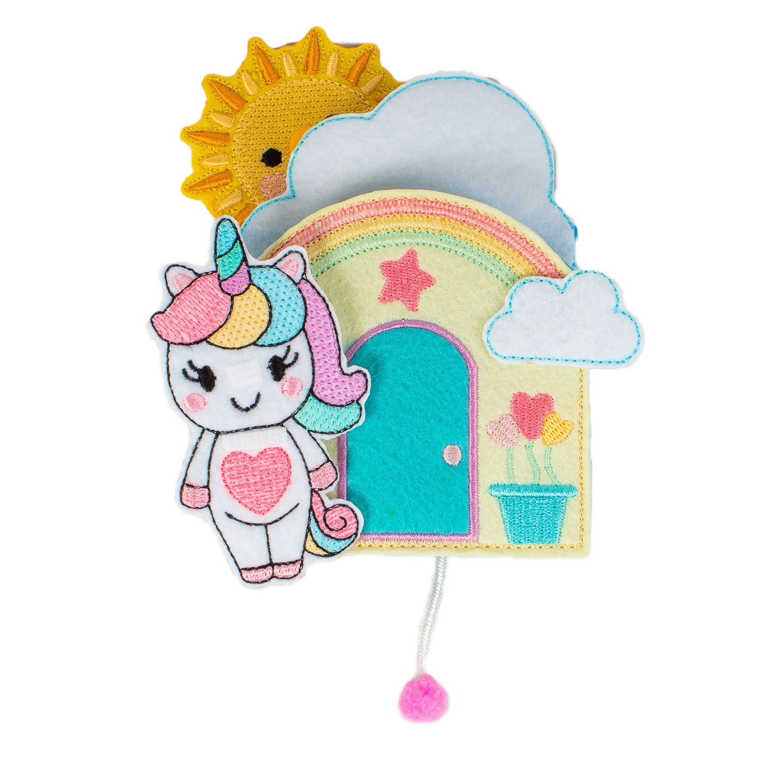 Libro Sensorial: Casita Del Unicornio