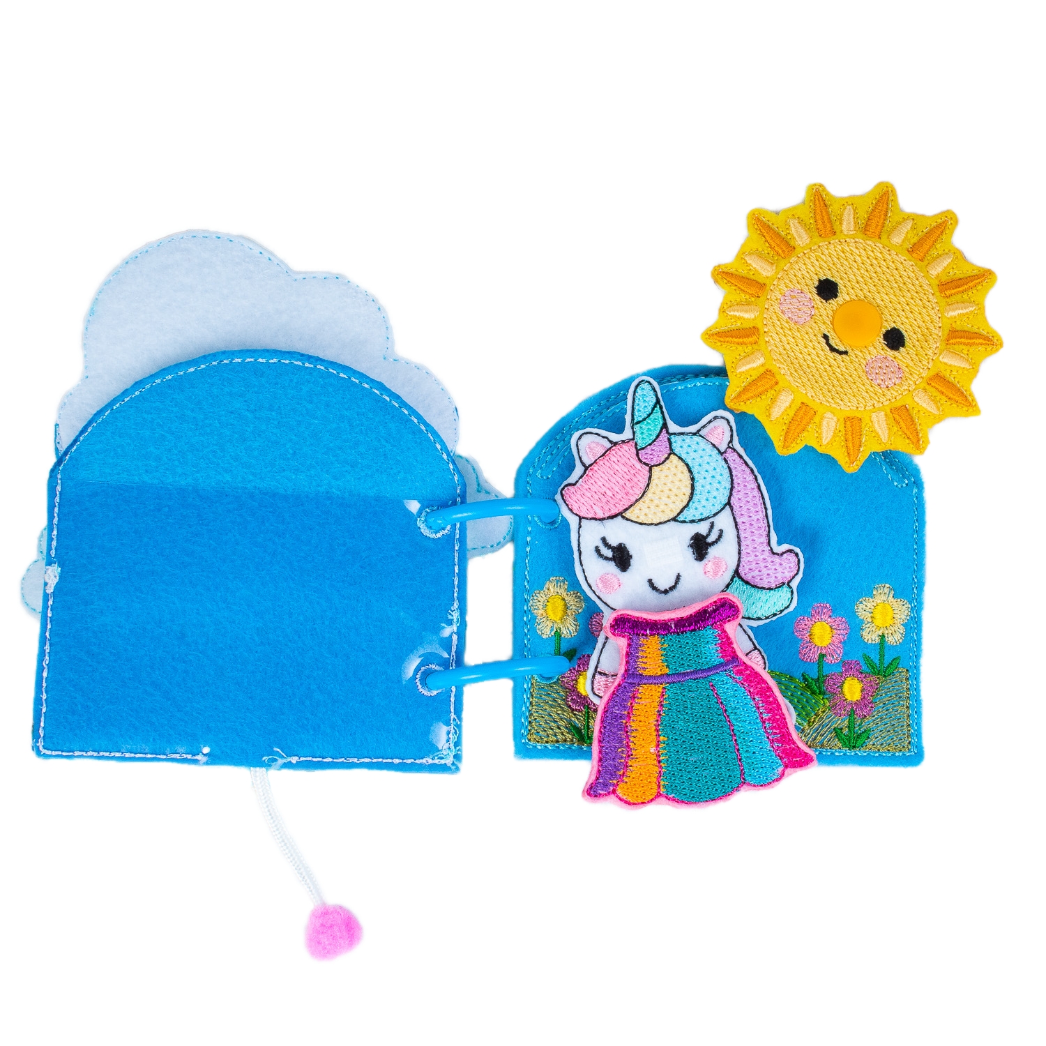 Libro Sensorial: Casita Del Unicornio