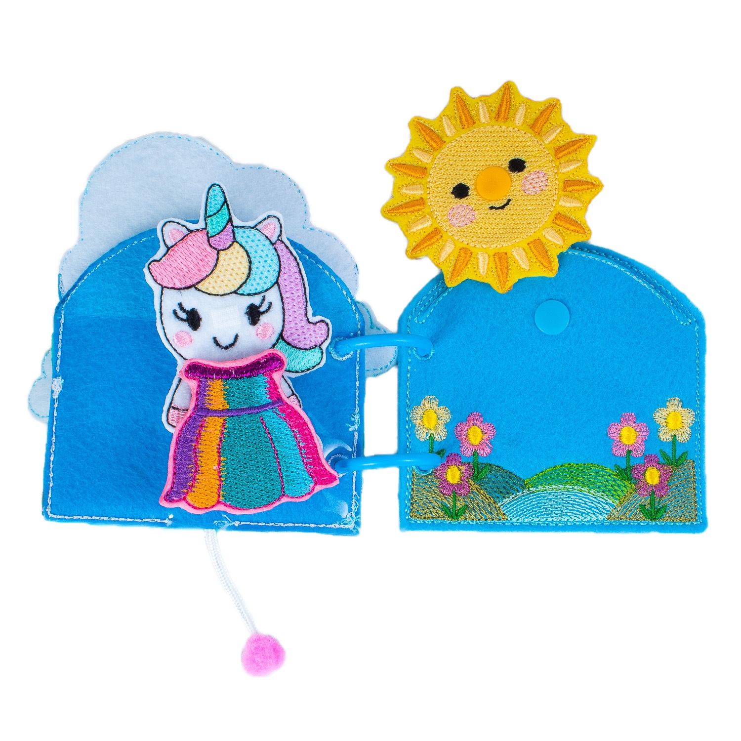 Libro Sensorial: Casita Del Unicornio