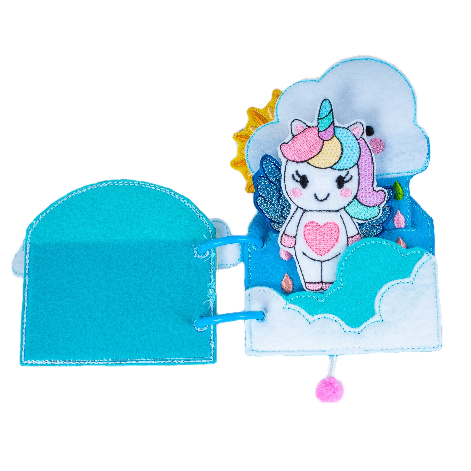 Libro Sensorial: Casita Del Unicornio