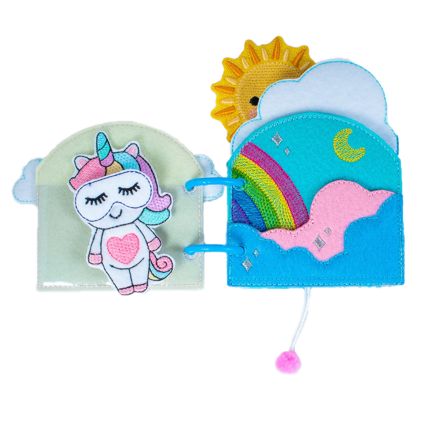 Libro Sensorial: Casita Del Unicornio