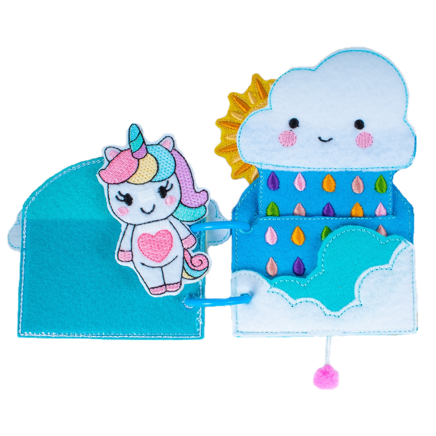 Libro Sensorial: Casita Del Unicornio