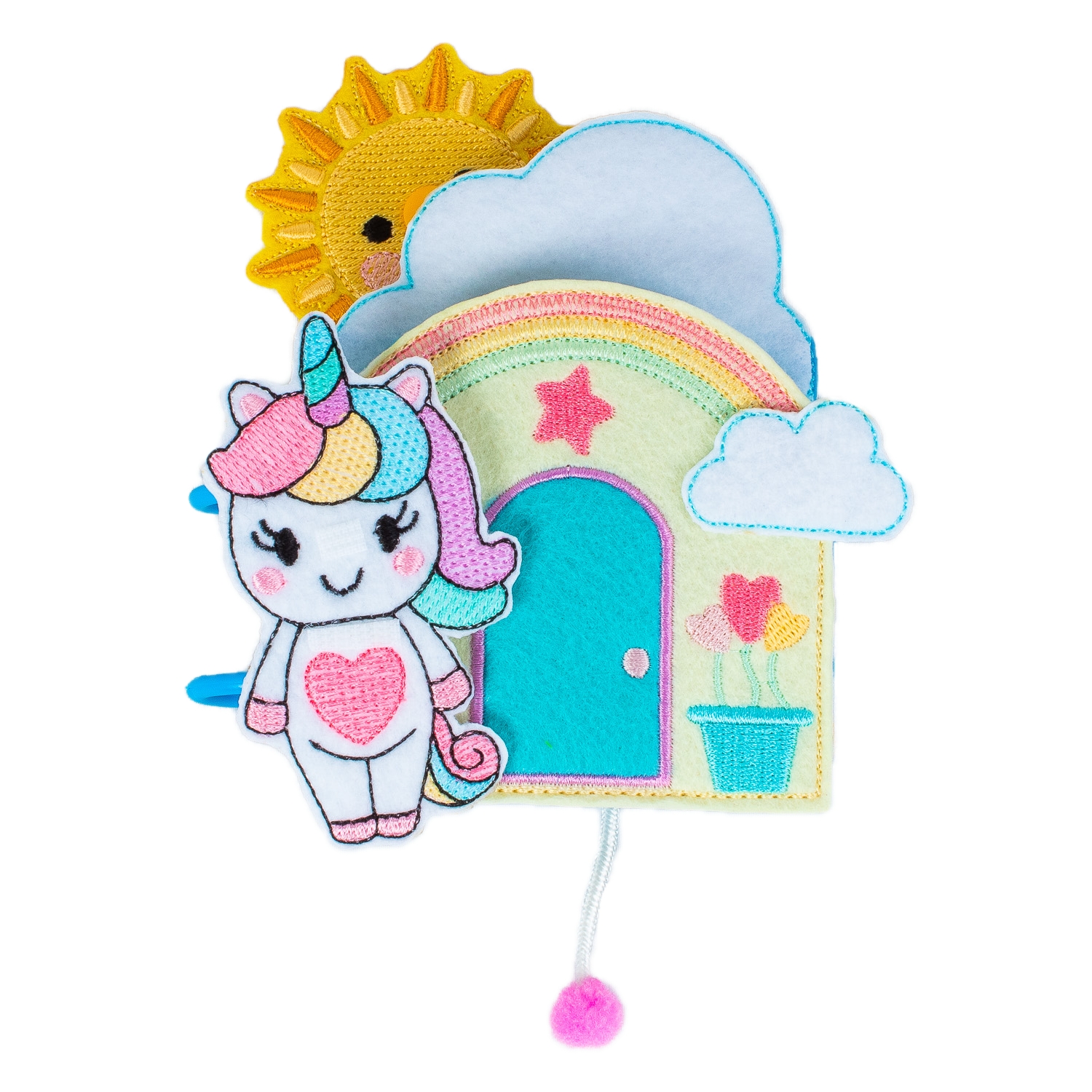 Libro Sensorial: Casita Del Unicornio