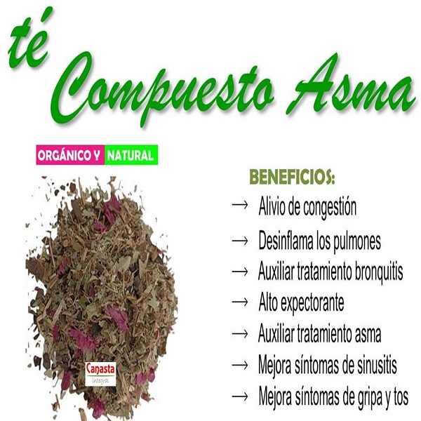 Té Herbal Tos, Asma, Gripe, Congestión 500g