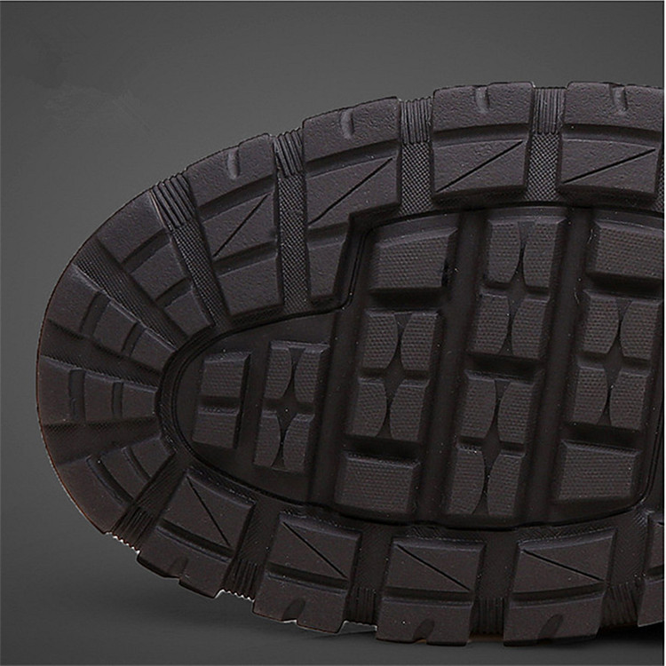 Tenis Senderismo Hombre Suela Antideslizante Piel Sintética