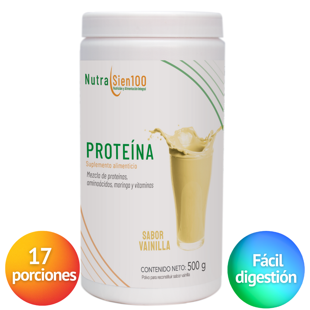 Proteína en polvo Vainilla Keto Pre-workout 22g proteína NO Azúcar NO Gluten 500g