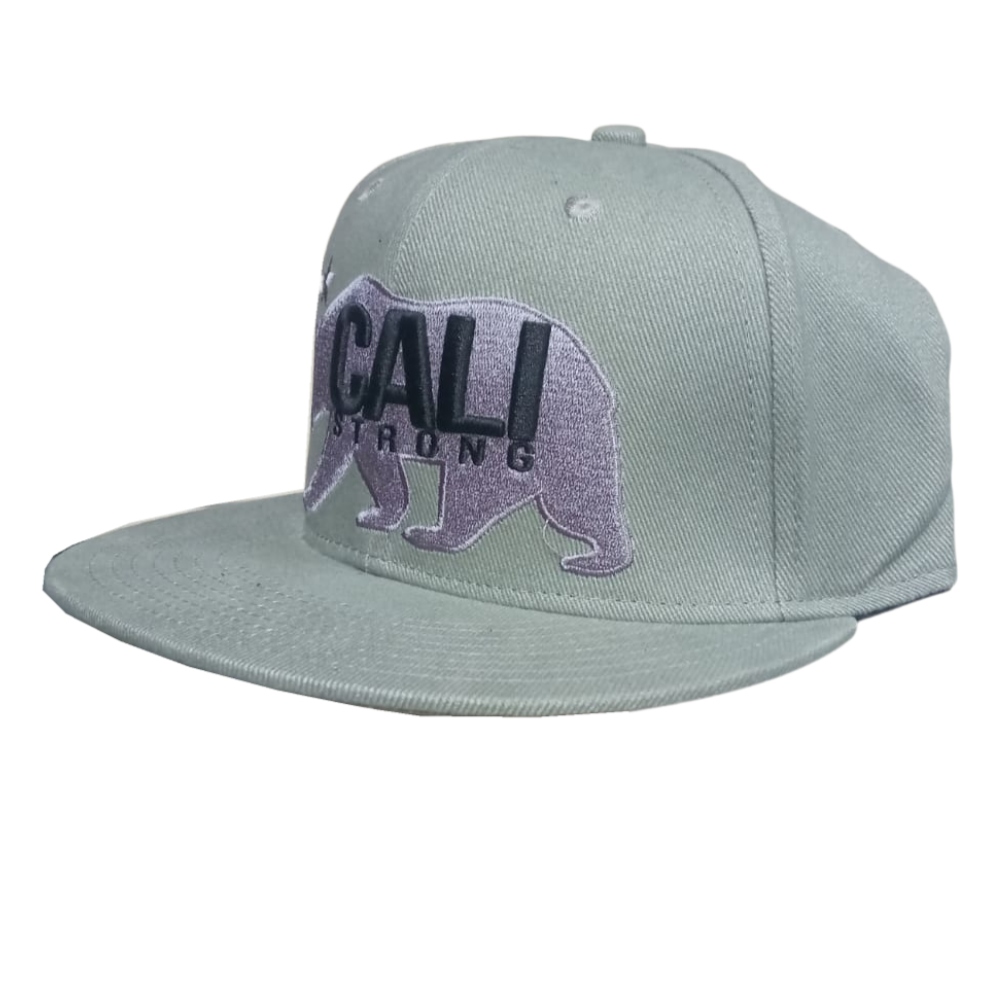 Gorra Casual Cali Strong Snapback Gris-Unisex 372446 
