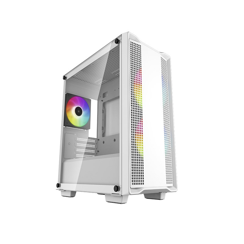 Gabinete Deepcool CC360 Matx ARGB S/ Fuente Cristal R-CC360-WHAPM3-G-1