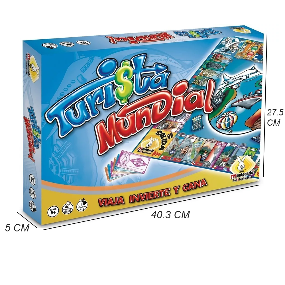 Juego de Mesa Monte Carlo 60412 Turista Mundial