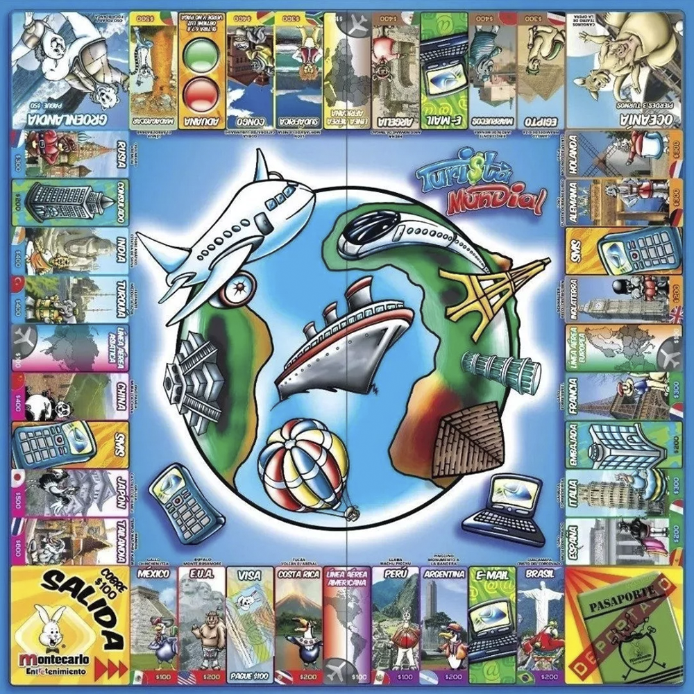 Juego de Mesa Monte Carlo 60412 Turista Mundial