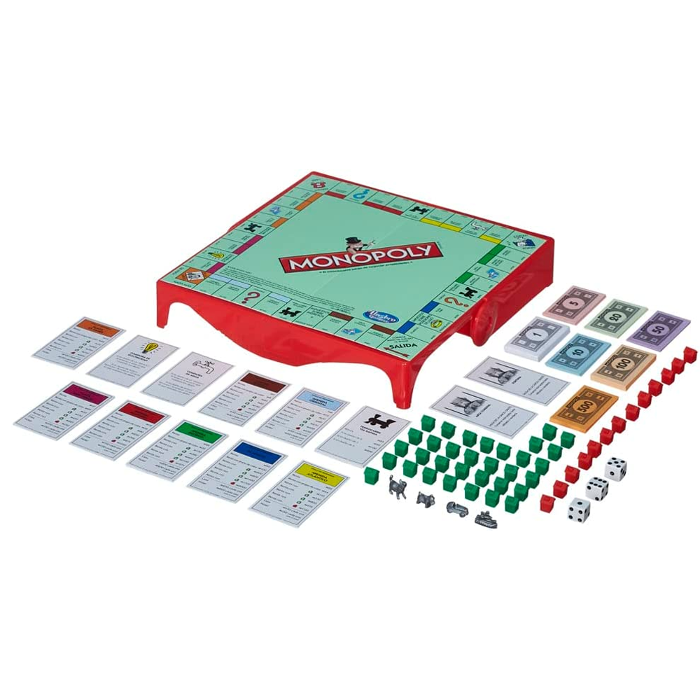 Juego de mesa Hasbro Gaming 29493 Monopoly Juego de Viaje