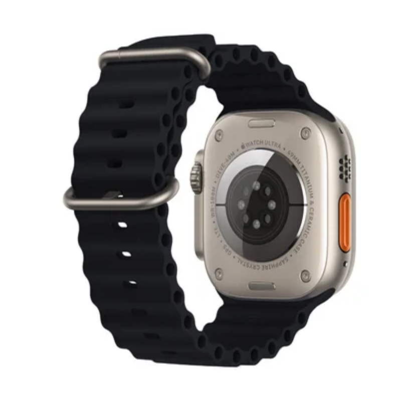 Smartwatch T900 Ultra Negro Bluetooth Reloj Inteligente Recargable Carga Inalambrica
