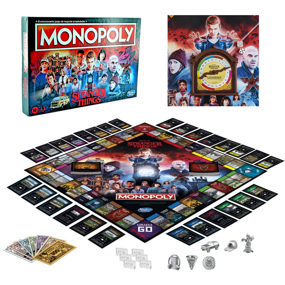 Juego de Mesa Hasbro Gaming F25445731 Monopoly Stranger Things 