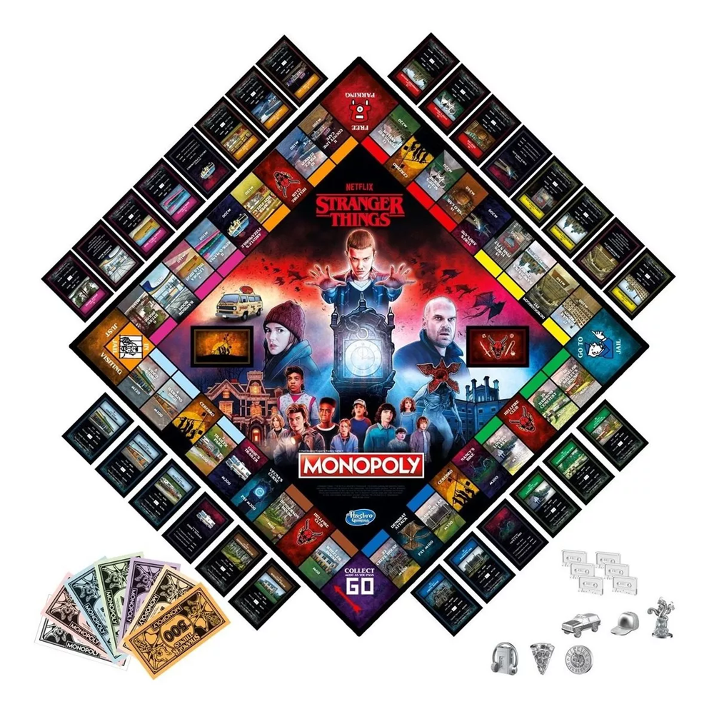 Juego de Mesa Hasbro Gaming F25445731 Monopoly Stranger Things 