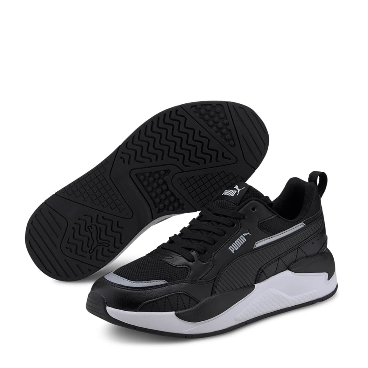 Tenis casual urbano Puma X Ray 2 Square para hombre, color negro, mod. 1057378
