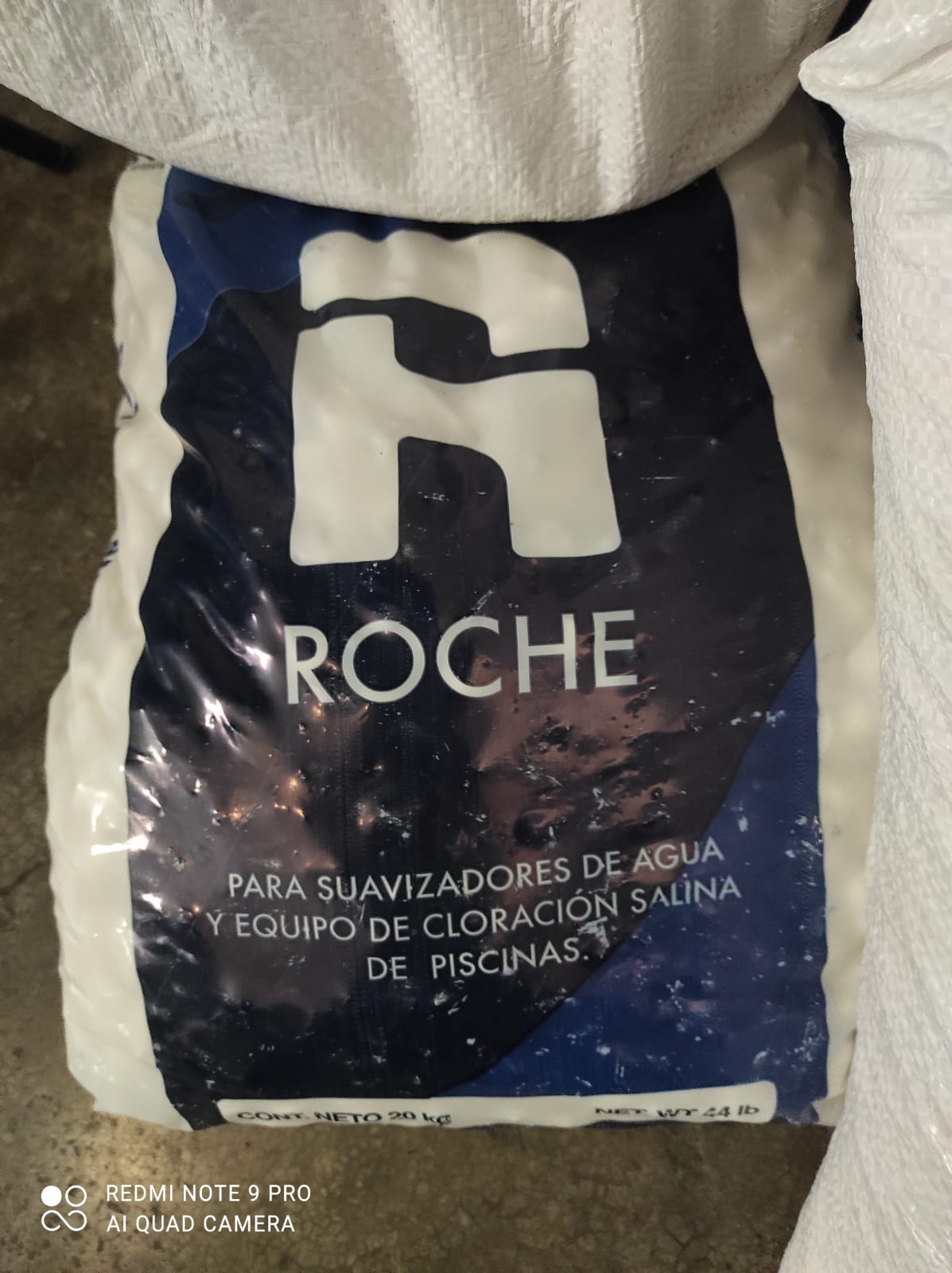 Sal En Pellets Roche 20 Kg