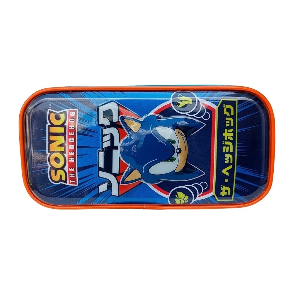 Lapicera Escolar Doble Cierre Ruz Sonic 174818 Hegoh