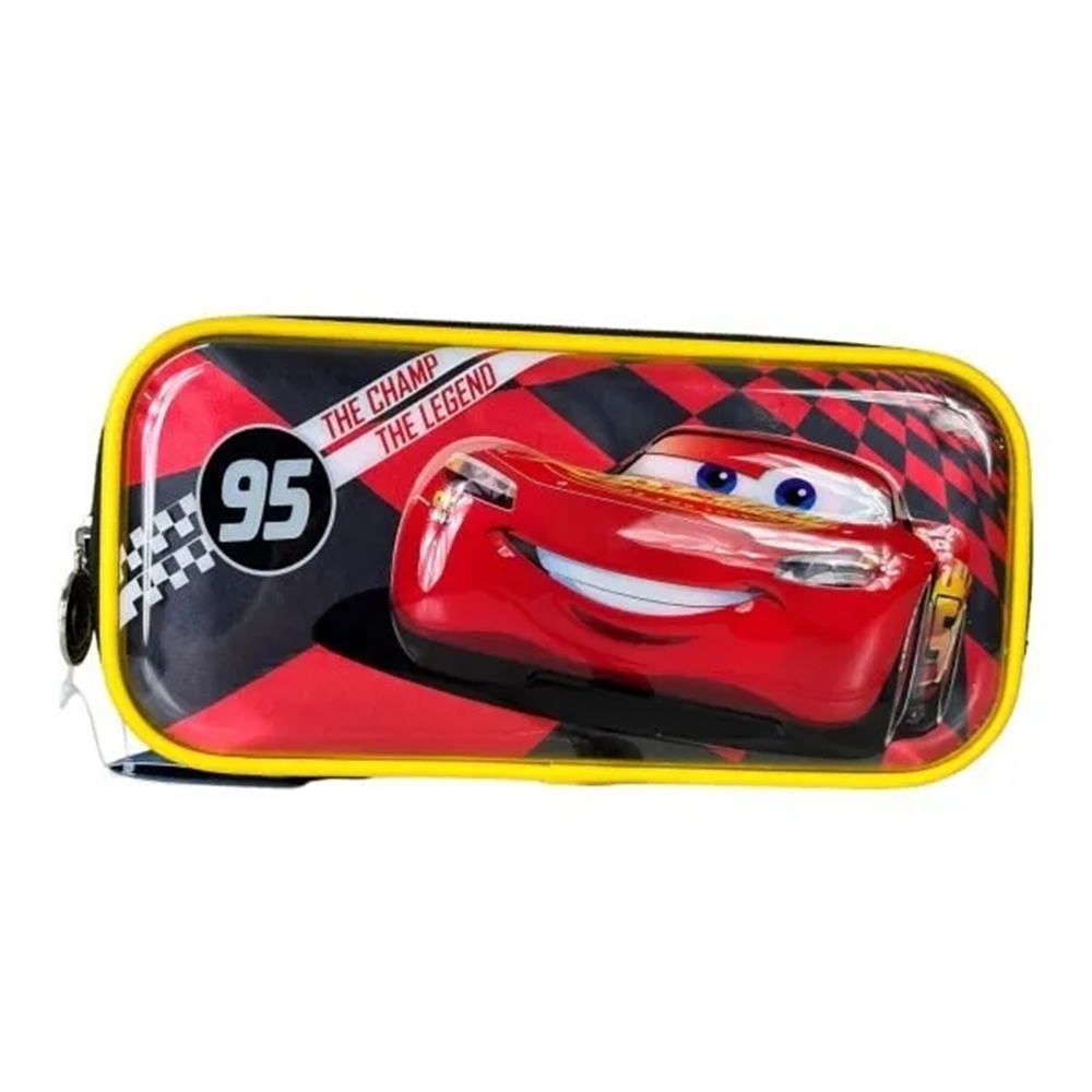 Lapicera Escolar Doble Cierre Ruz Disney Cars Rayo Mcqueen 174607 CHAMP