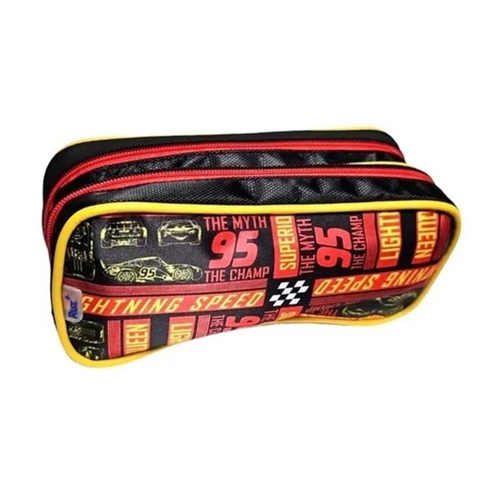 Lapicera Escolar Doble Cierre Ruz Disney Cars Rayo Mcqueen 174607 CHAMP