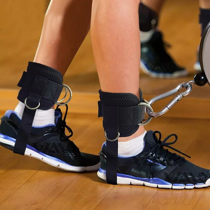 Par Grilletes Para Tobillo Con Talonera Gym .