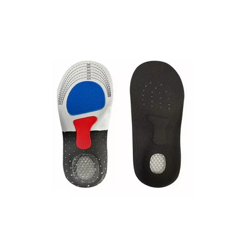 1 Par Plantillas Ortopedica Gel Descanso Ajustable Deporte
