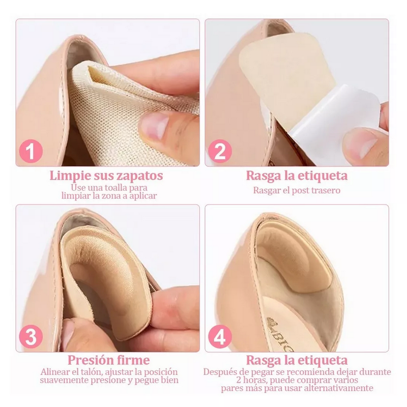 Almohadillas taloneras para Zapatos  Adhesivas 4 pares