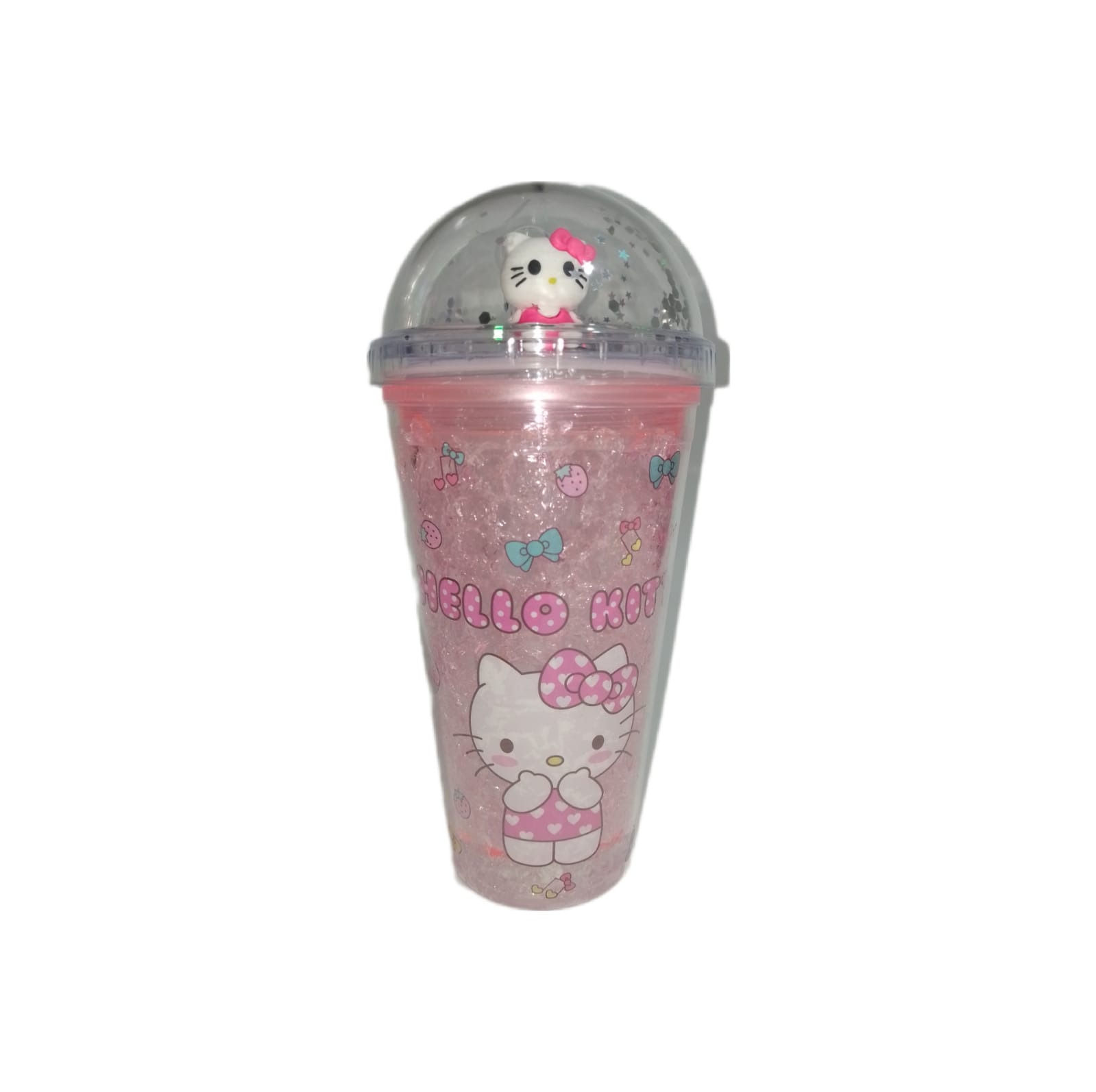 Vaso De Hidrogel Hello Kitty Con Luz 