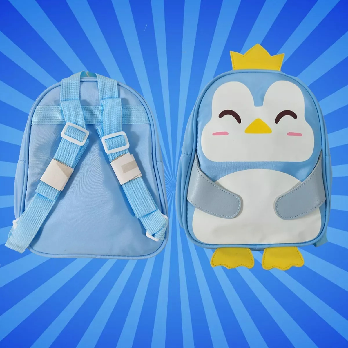 Mochila Infantil Diseño Pingüino Para Preescolar 