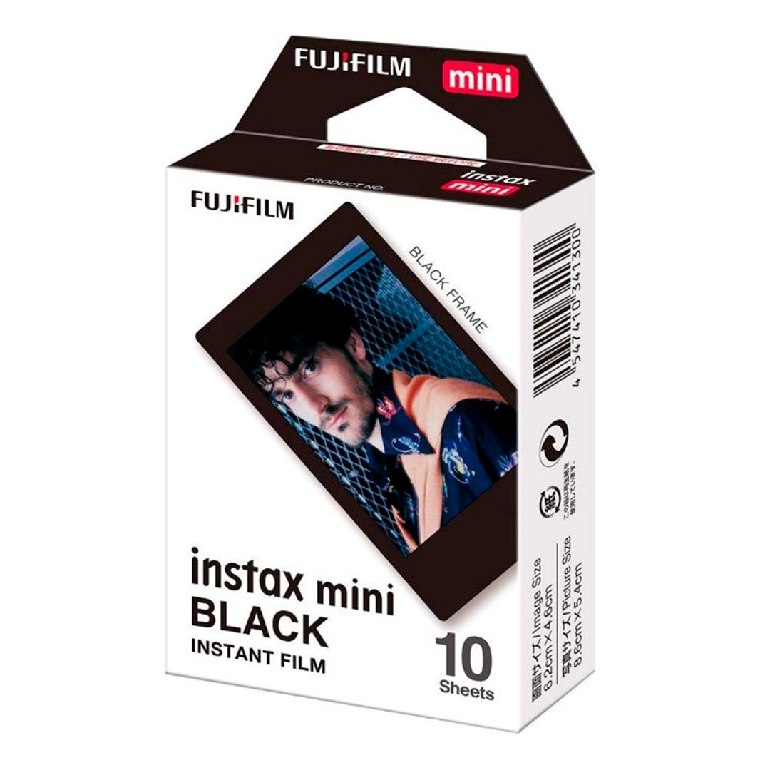 Cartucho Fujifilm Instax Mini Black / Negra 10 Fotos
