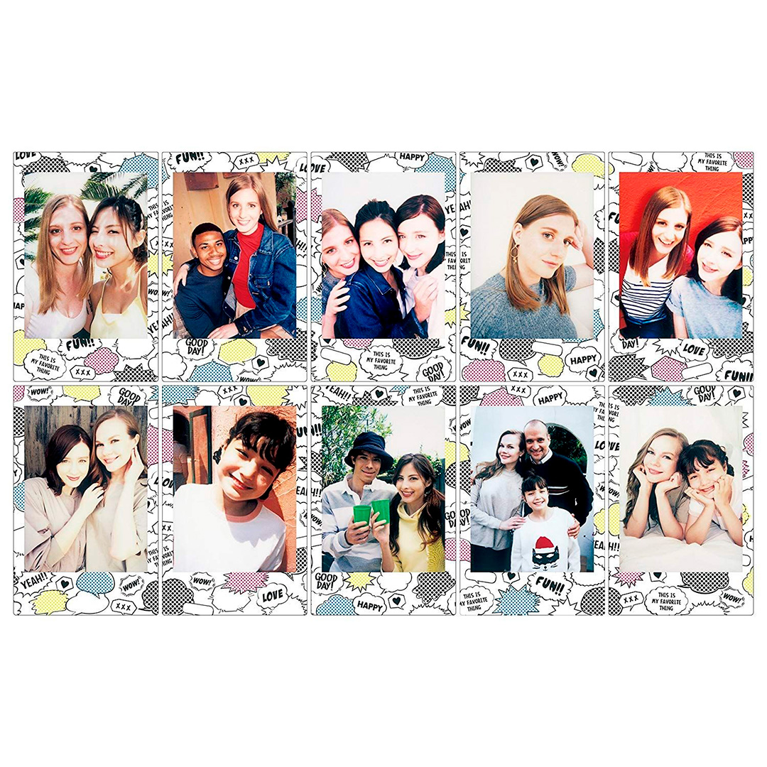 Cartucho Fujifilm Instax Mini Comic para 10 Fotos