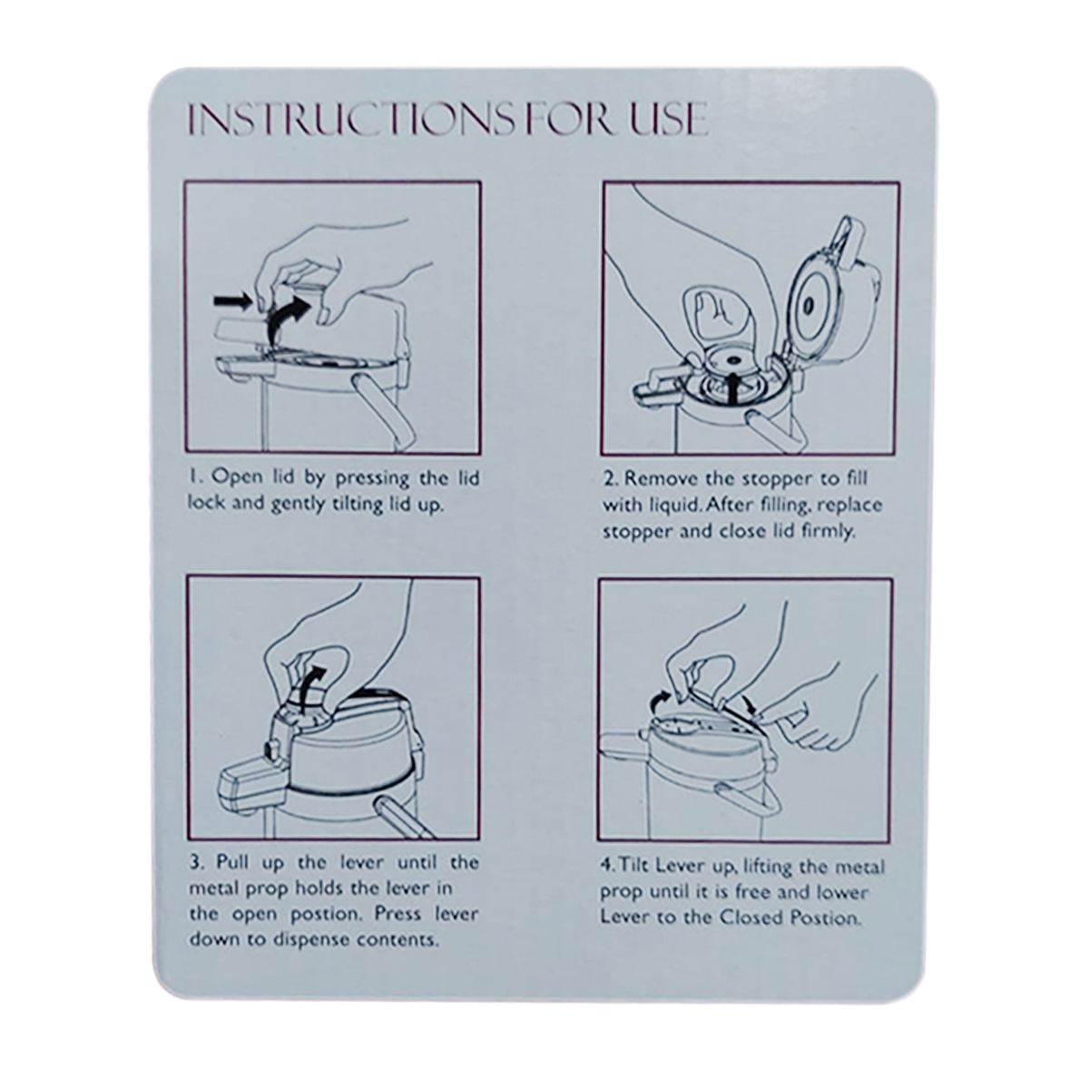 Jarra Térmica Acero Inoxidable Capacidad 2.2 Litros