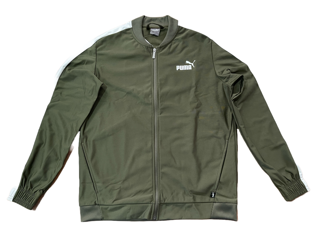 Conjunto Pants Hombre Puma Baseball Tricot Suit 848121 verde.