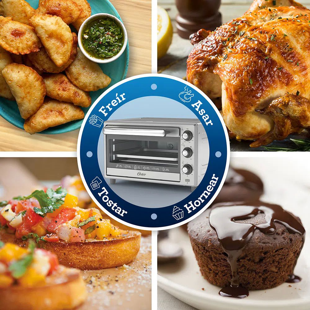 Horno Freidora De Aire Oster Tssttvls25 25 Lts 5 Funciones