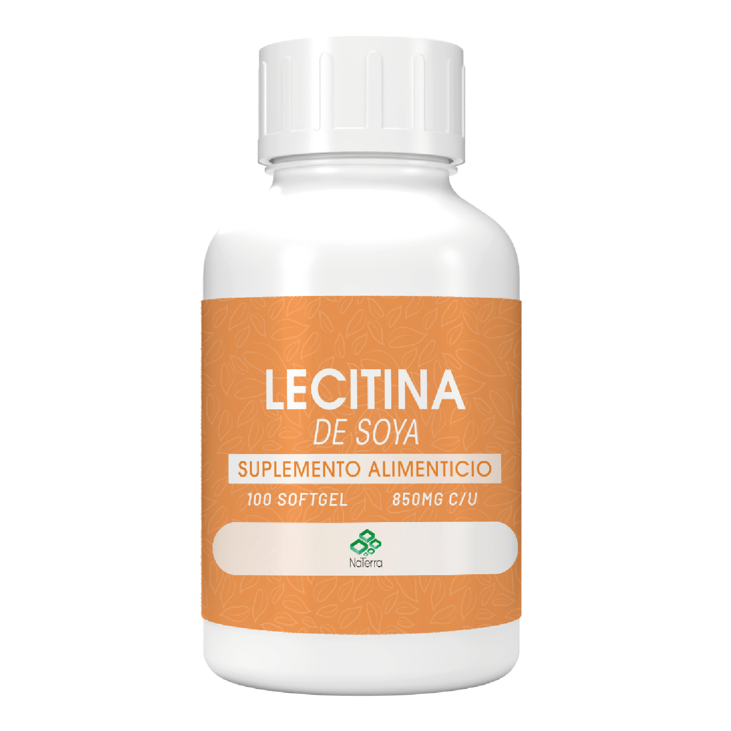 Lecitina de Soya NaTerra 100 gelcaps
