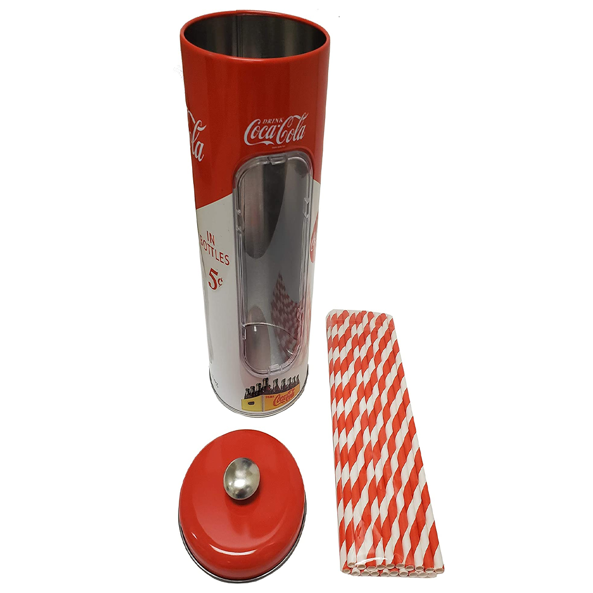 Organizador Popotes Coca Cola Incluye Set De Popotes 