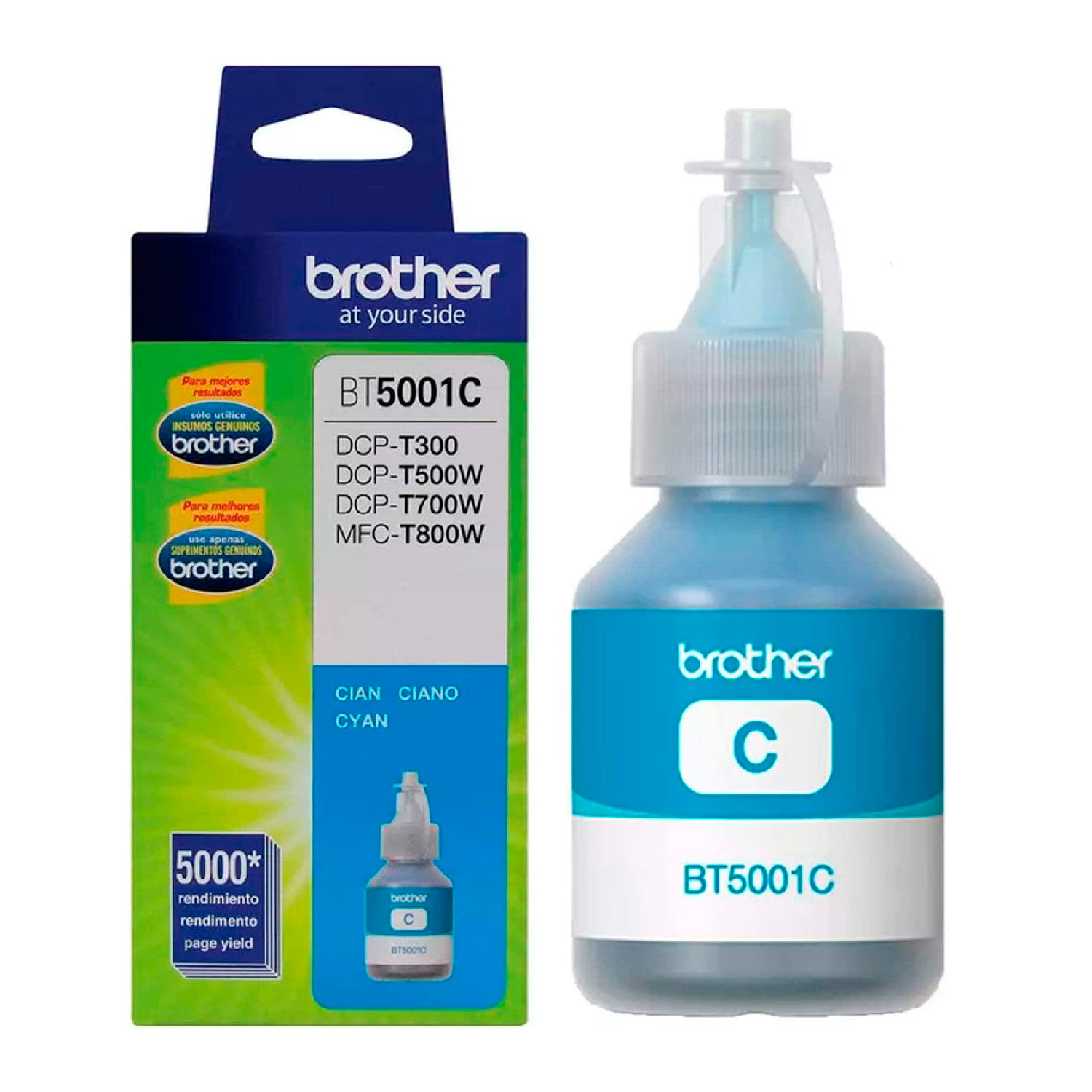 Kit De Tintas Brother BTD60BK BT5001C BT5001M BT5001Y DCP-MFC