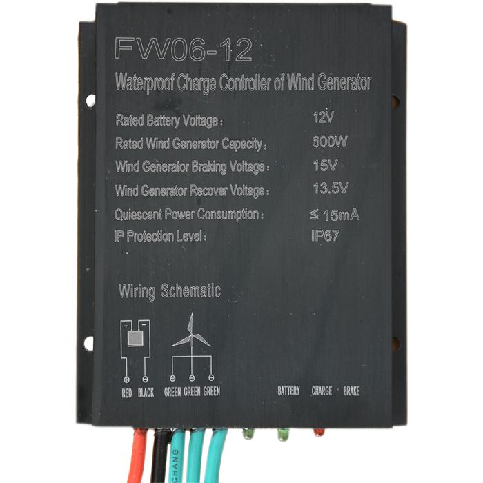 Controlador para Aerogenerador, MXCCL-001-16, 400-600 Watts, 12Volts, -35 a 60C, 10 A de corriente, ChargeController