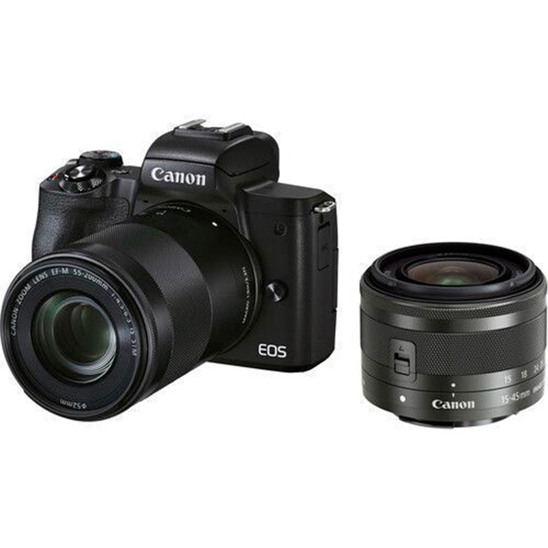 Cámara Canon Mirrorless EOS M50 Mark II 15-45