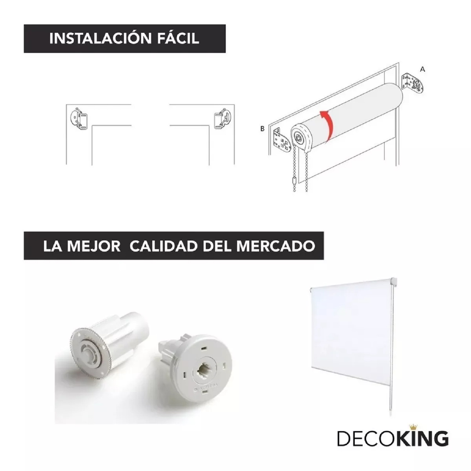 Persiana Enrollable Blackout 200 x 230  Hecha en México